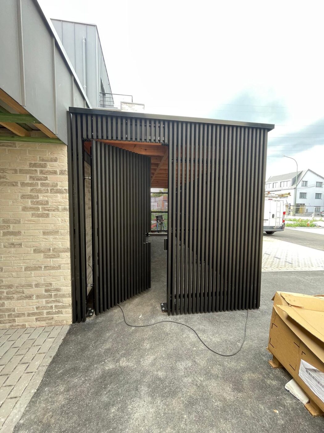 Entrée bike port — vue intérieure