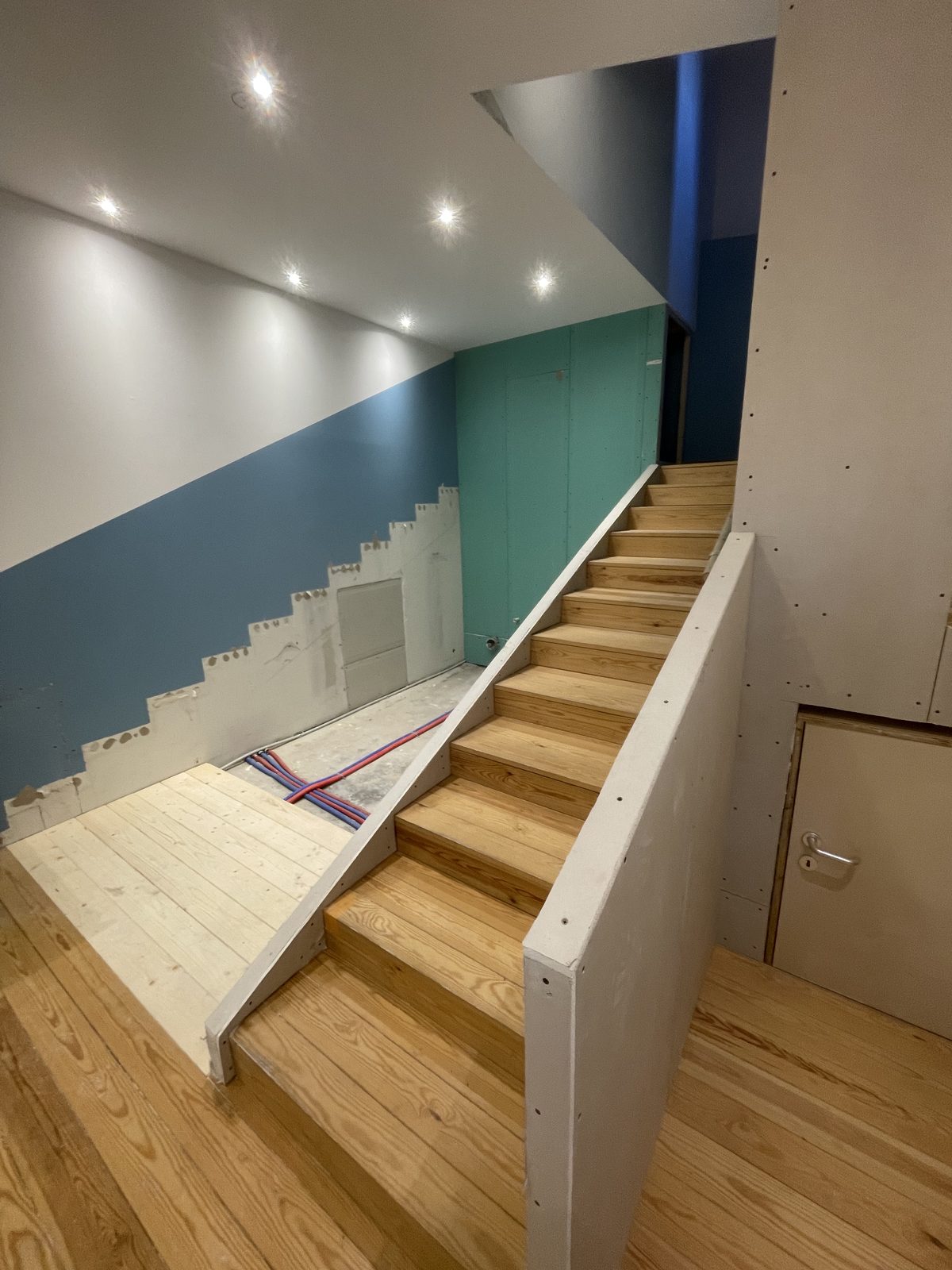 Avancement de la zone sanitaire en crèche