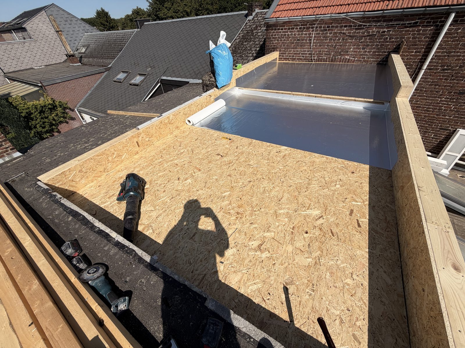 Plateau OSB avec pare-vapeur aluminium
