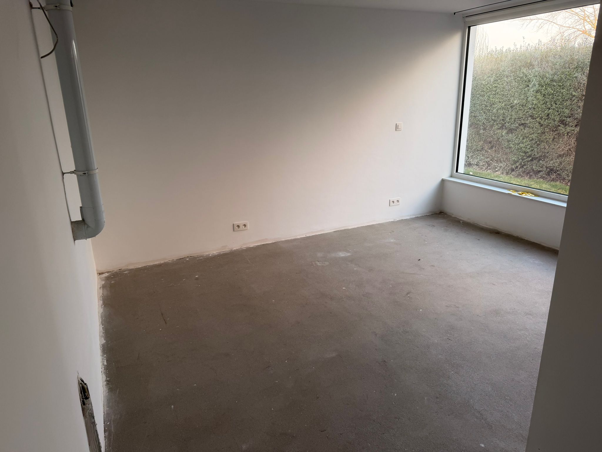 Support préparé avec fenêtre panoramique