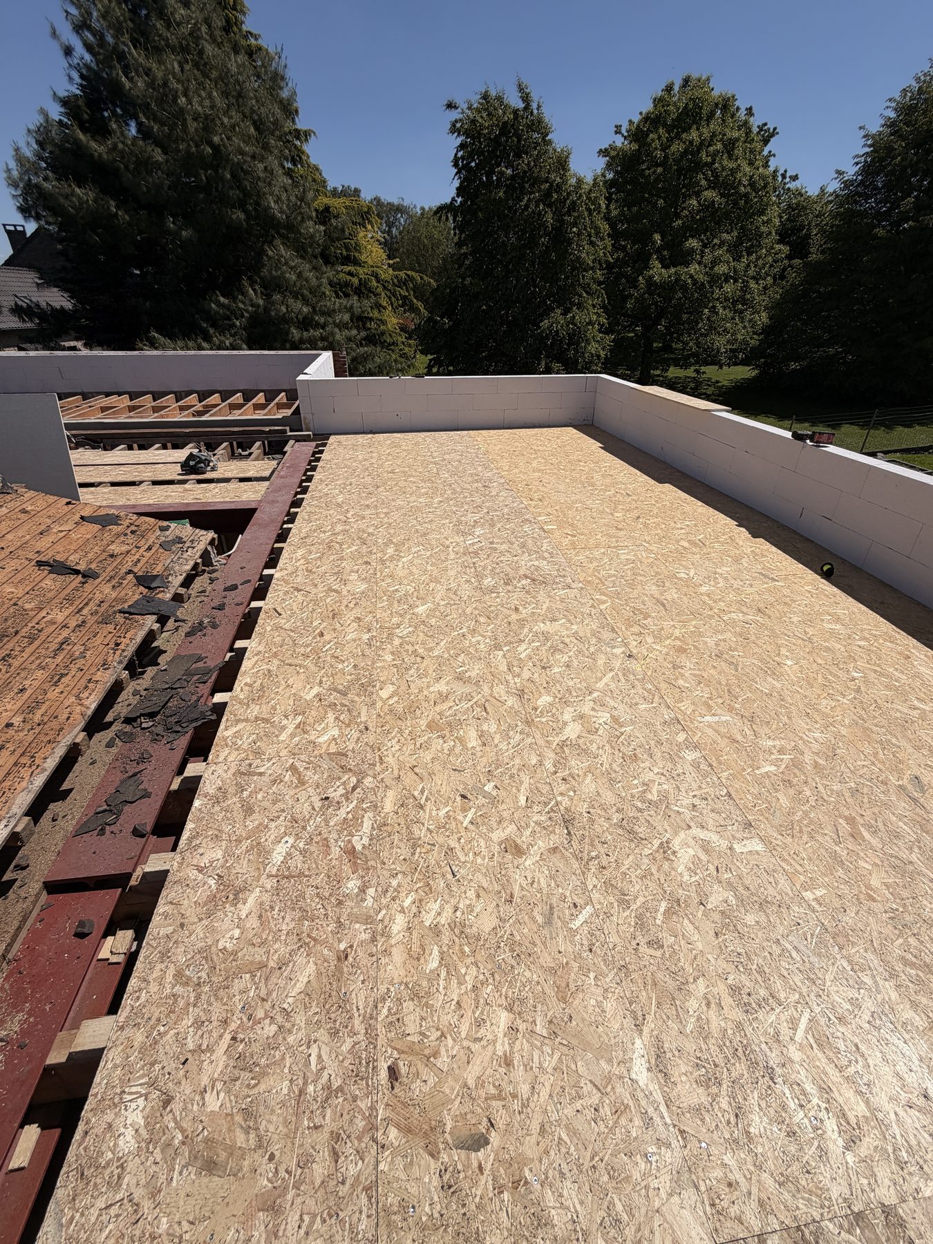 Plancher OSB et acrotères Solidjohn