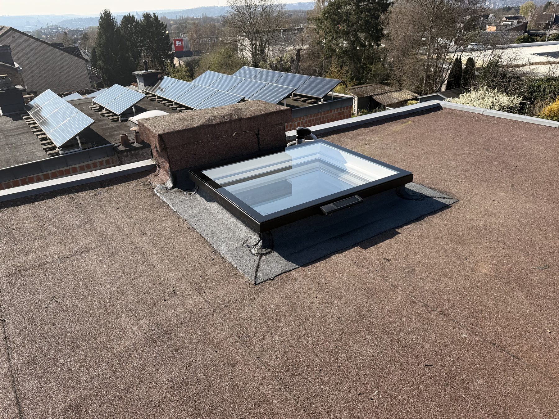 Velux toit plat posé — vue d'ensemble